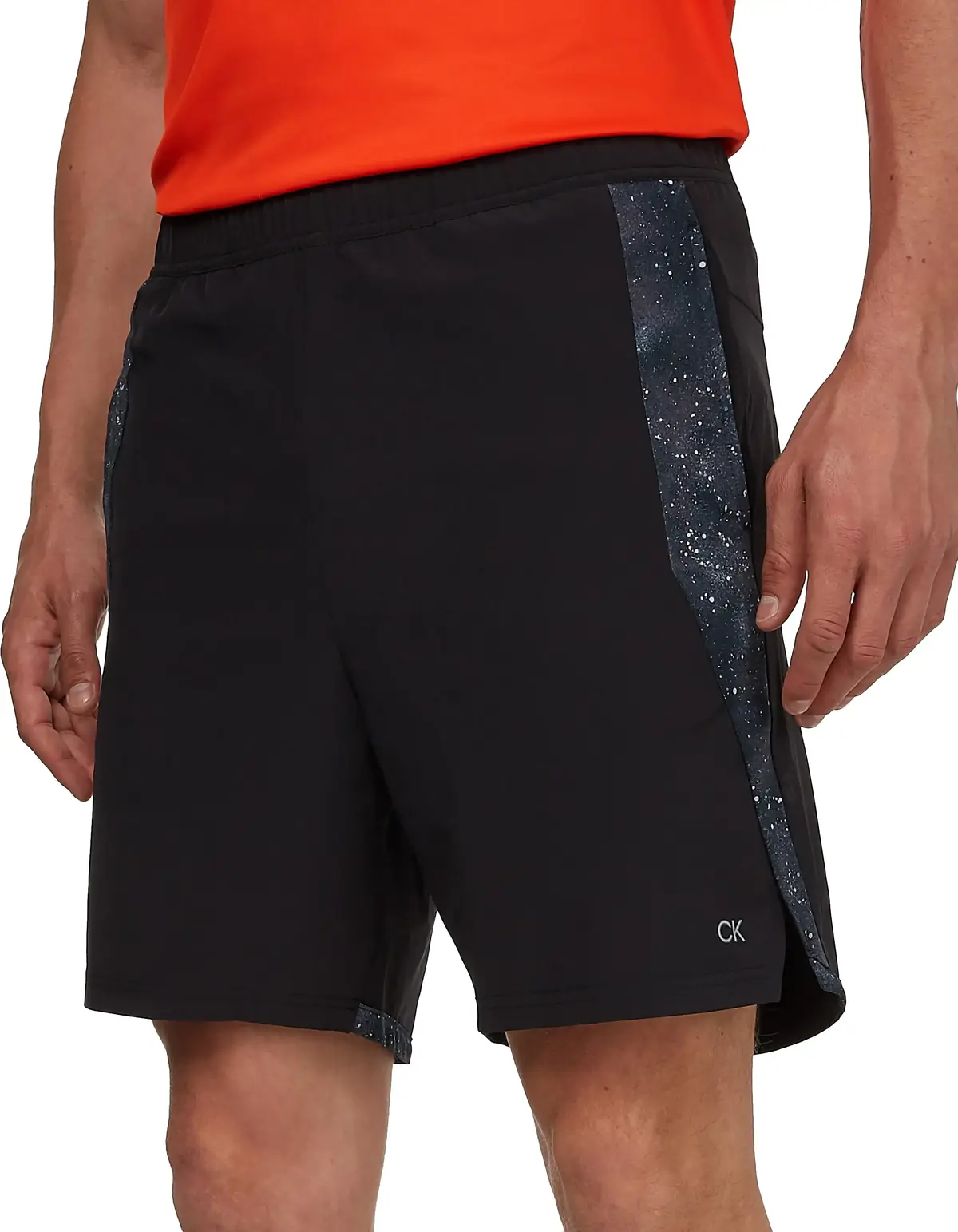 Calvin Klein WO - S/S T-Shirt Erkek Turuncu T-Shirt
