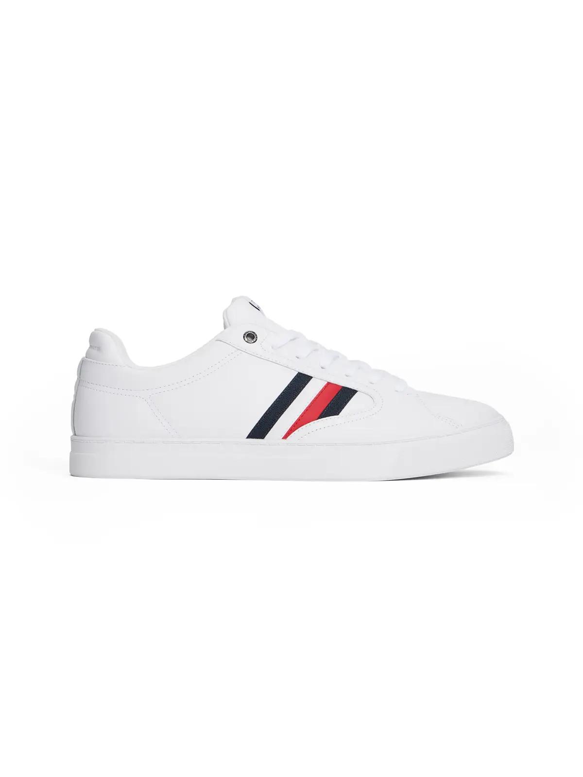 Tommy Hilfiger ICON COURT STRIPES, YBS Beyaz Erkek Günlük Spor Ayakkabı