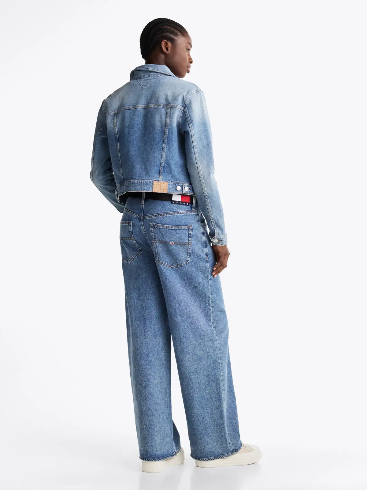 Tommy Hilfiger CLASSIC TRUCKER JACK, 1AB Mavi Kadın Kot Ceket