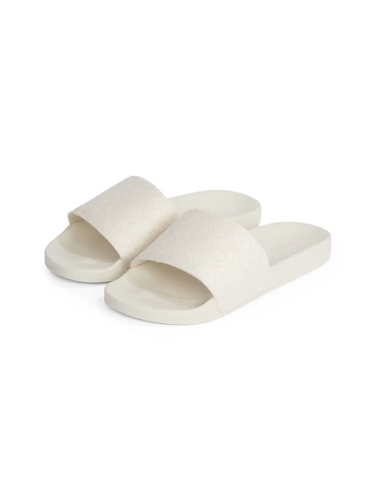 Calvin Klein POOL SLIDE - JACQ Beyaz Kadın Terlik