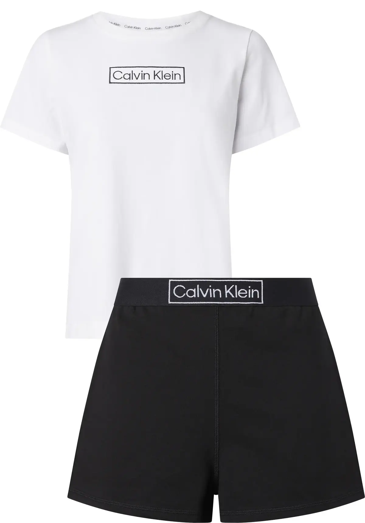 Calvin Klein SHORT SET Kadın Siyah Eşofman Takımı