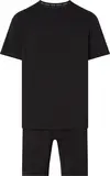 Calvin Klein S/S SHORT SET, UB1 Siyah Erkek Şort Takım