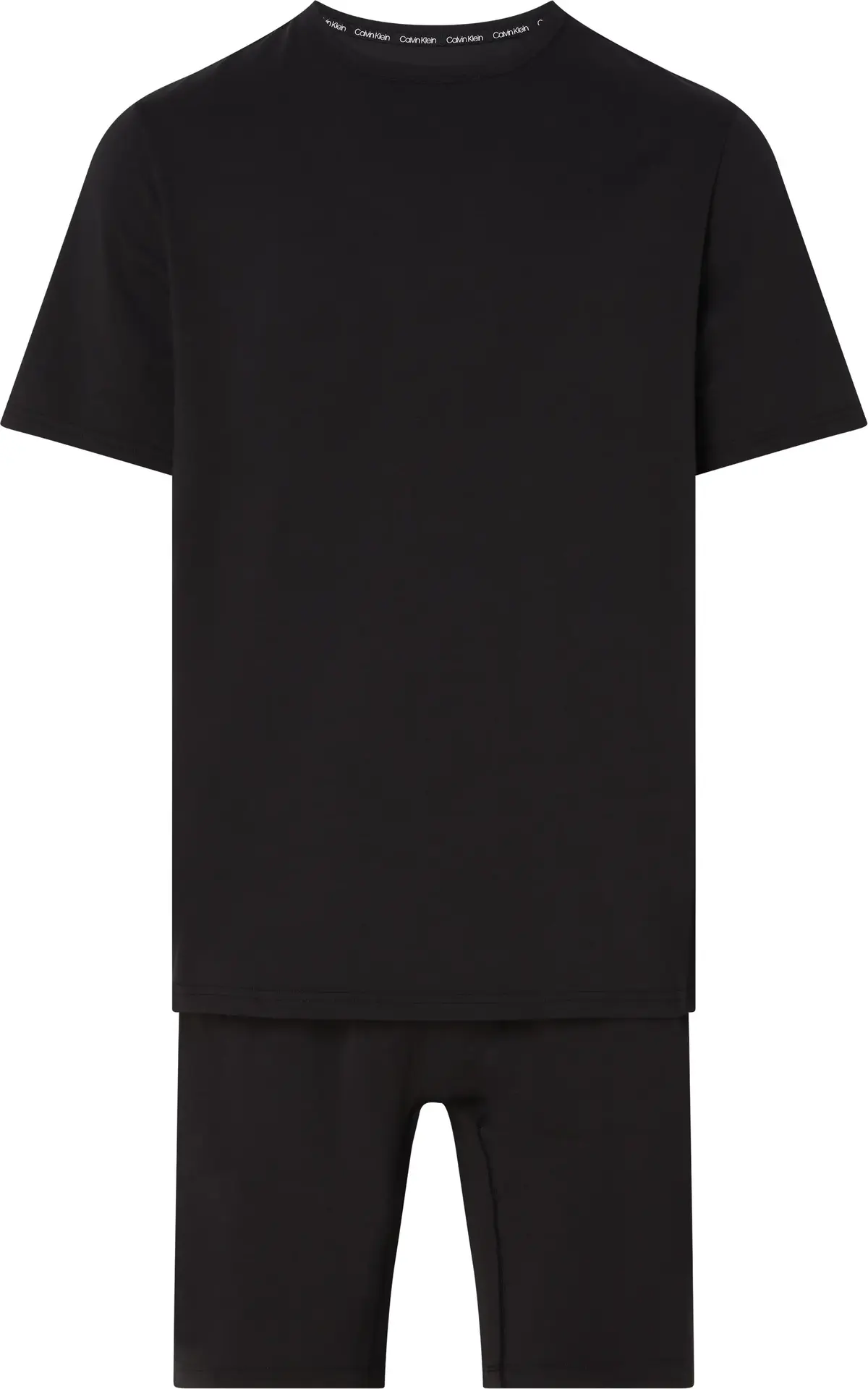 Calvin Klein S/S SHORT SET, UB1 Siyah Erkek Şort Takım