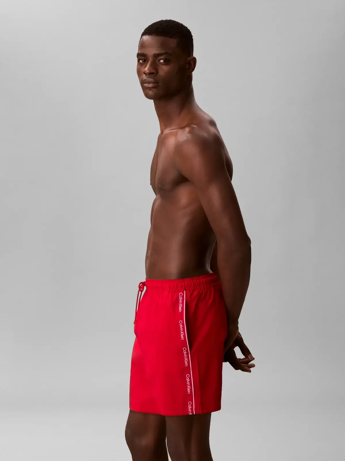 Calvin Klein MEDIUM DRAWSTRING CO Kırmızı Erkek Deniz Şortu