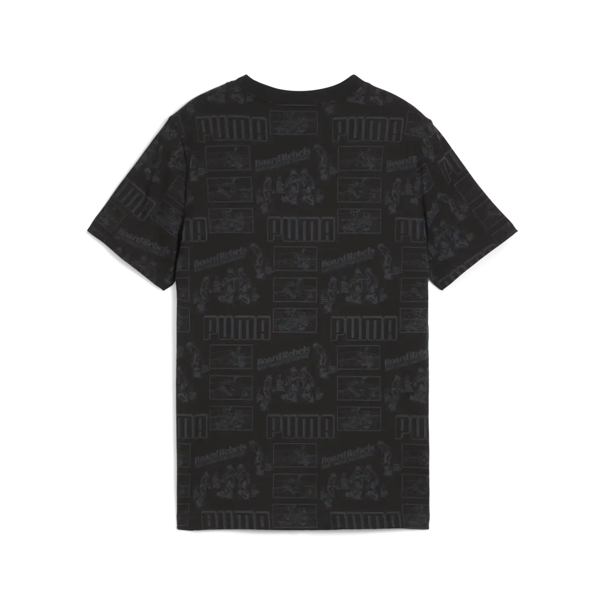 Puma MID90S AOP Tee Siyah Unisex T-Shirt & Polo