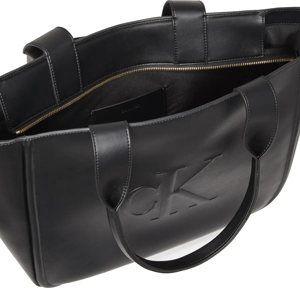Calvin Klein BOLD CK MEDIUM TOTE Kadın Siyah El Çanta
