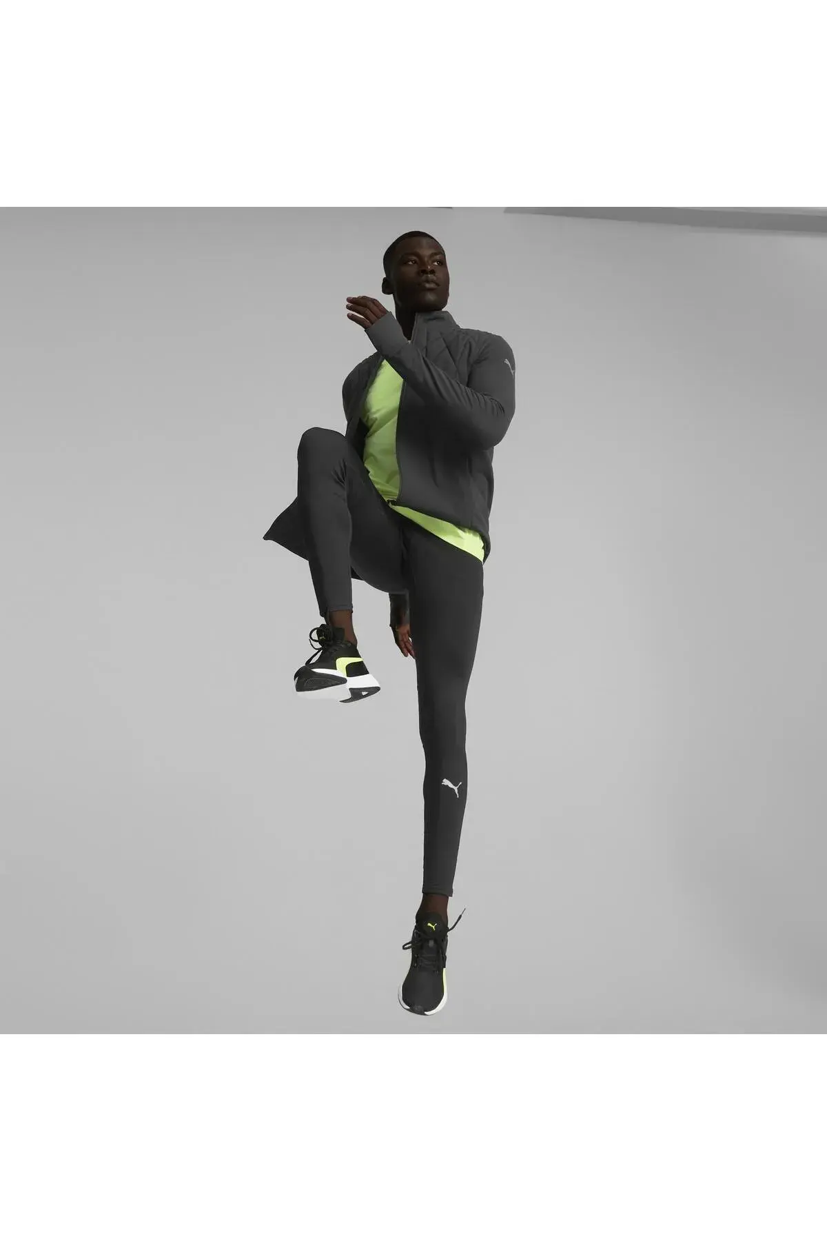 Puma FLYER Runner Mesh Siyah Erkek Yürüyüş Ayakkabısı