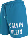 Calvin Klein MEDIUM DRAWSTRING Erkek Mavi Deniz Şortu