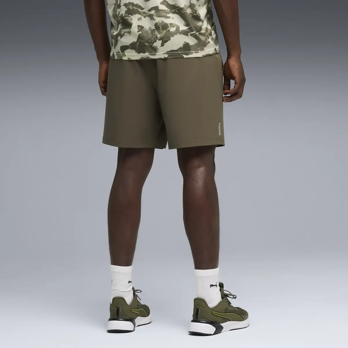 Puma M PWRTRAIN FABRIC MIX SHORT Haki Erkek Şort