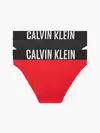 Calvin Klein 2PK BIKINI Kadın Kırmızı Bkini Külot Set