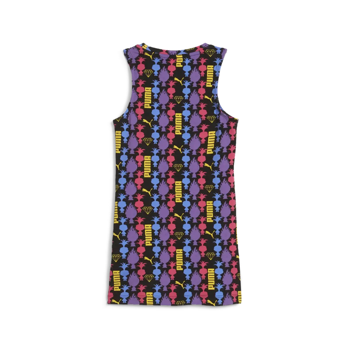 PUMA PUMA X TROLLS Dress PUMA Black Siyah Kız Çocuk Elbise
