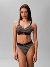 Calvin Klein LIGHTLY LINED BRALET Siyah Hafif Astarlı CK Logolu Bralet