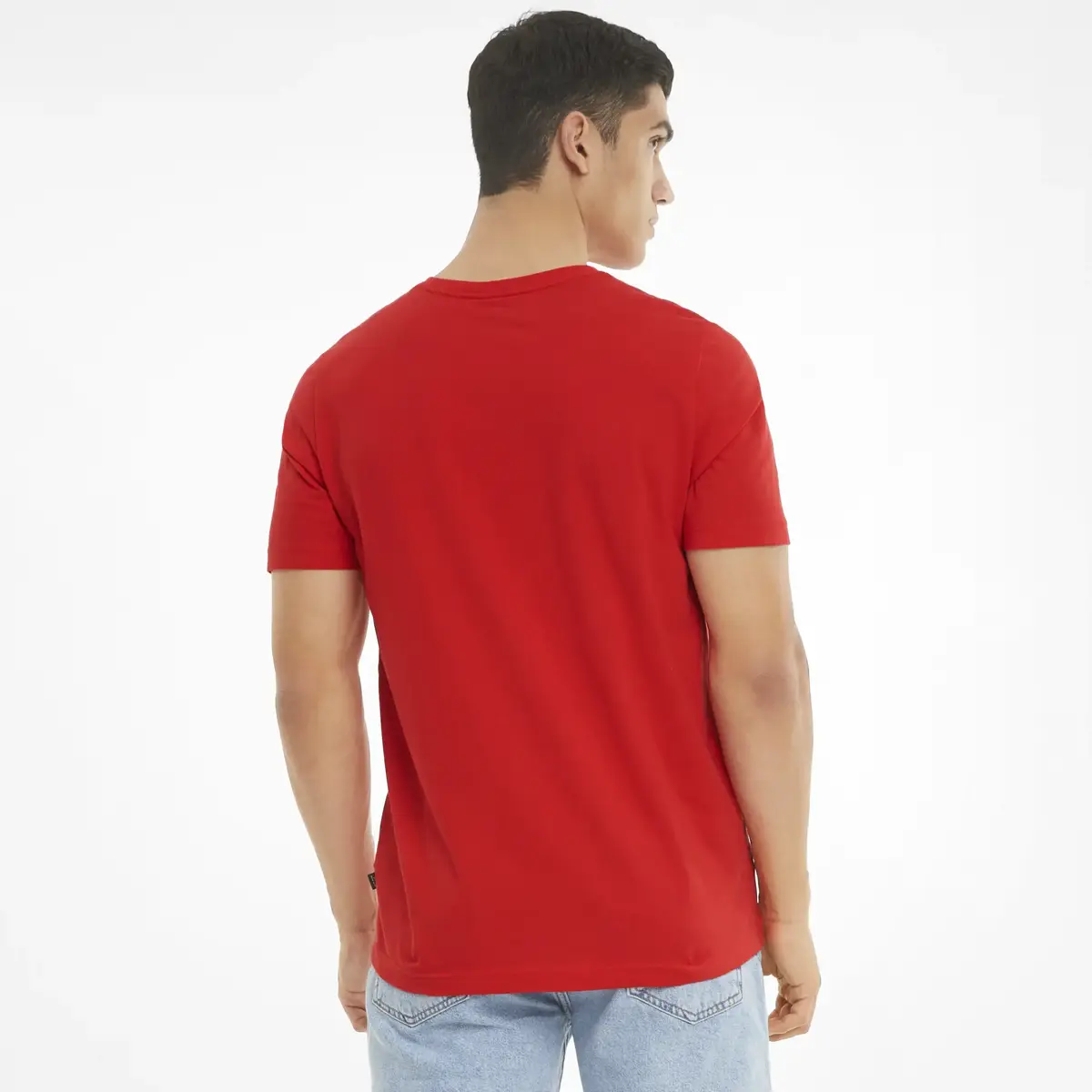 Puma ESS Logo Tee Kırmızı Erkek T-Shirt & Polo