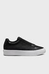 Calvin Klein CUPSOLE LACE UP LTH, BEH Siyah Kadın Spor Ayakkabı
