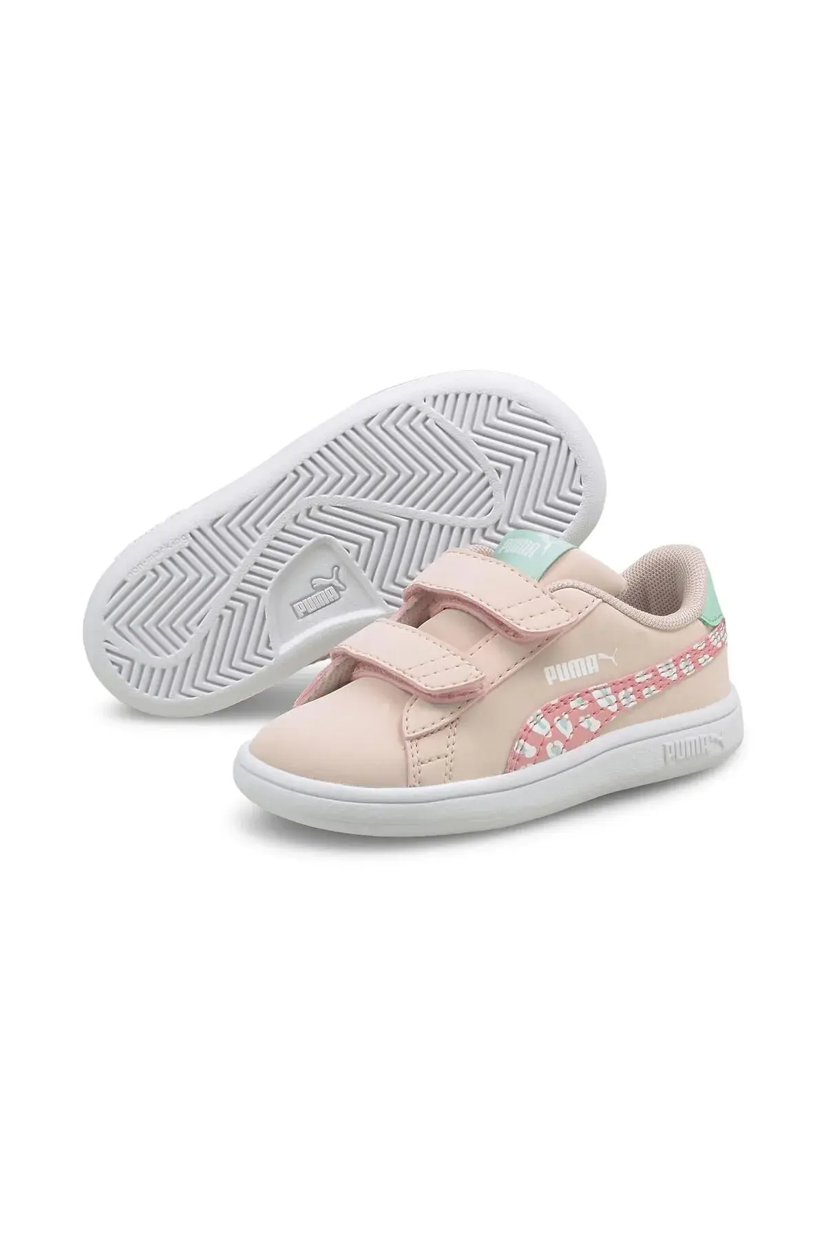 Puma Smash v2 Roar V Pembe Çocuk Günlük Spor Ayakkabı