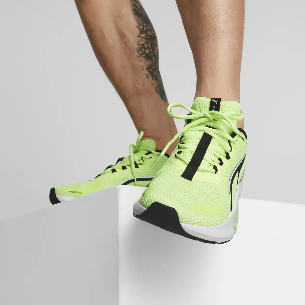 Puma PWRFRAME TR 2 Fast Erkek Sarı Koşu Ayakkabısı