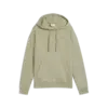 Puma ESS ELEVATED Wash Hoodie Yeşil Kadın Kapüşonlu Sweatshirt