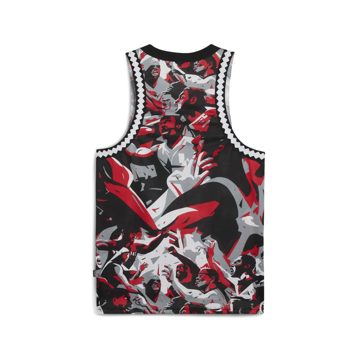 Puma Rival Rage AOP Mesh Tank Çok Renkli Erkek Basketbol Forması