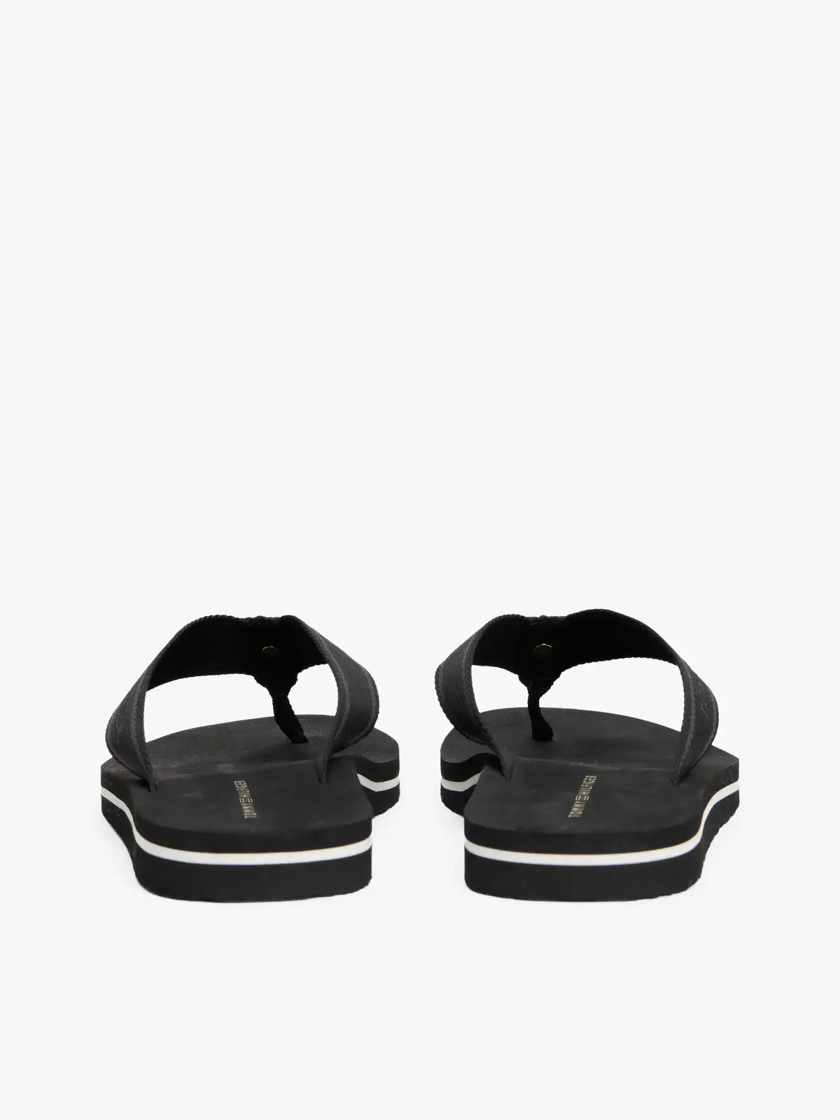 Tommy Hilfiger HILFIGER WEBBING BEA, BDS Siyah Kadın Terlik