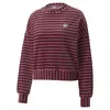 Puma Downtown Velour Crew Çok Renkli Kadın Sweatshirt