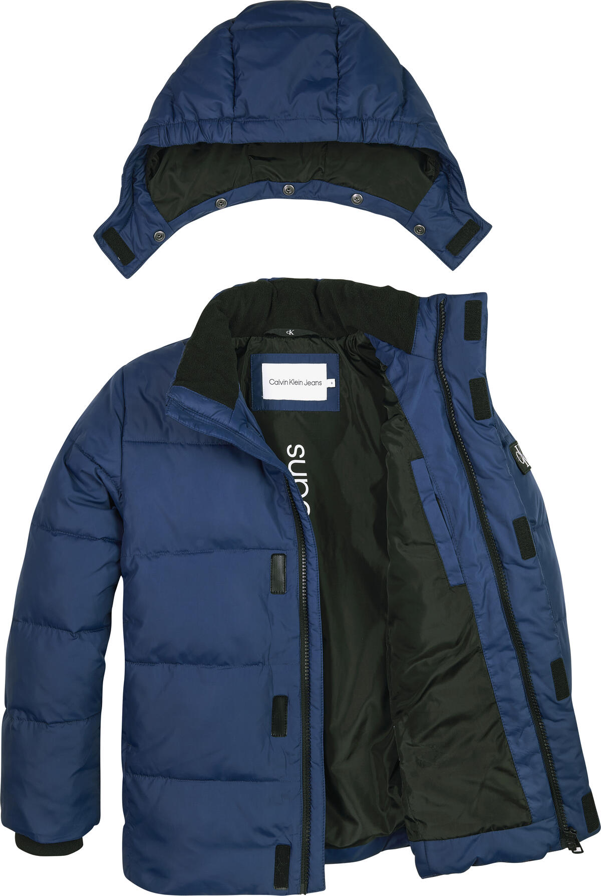 Calvin Klein ESSENTIAL PUFFER JAC Erkek Mavi Şişme Mont