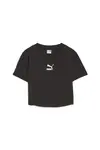Puma DARE TO Cropped Slim Tee Siyah Kadın T-Shirt