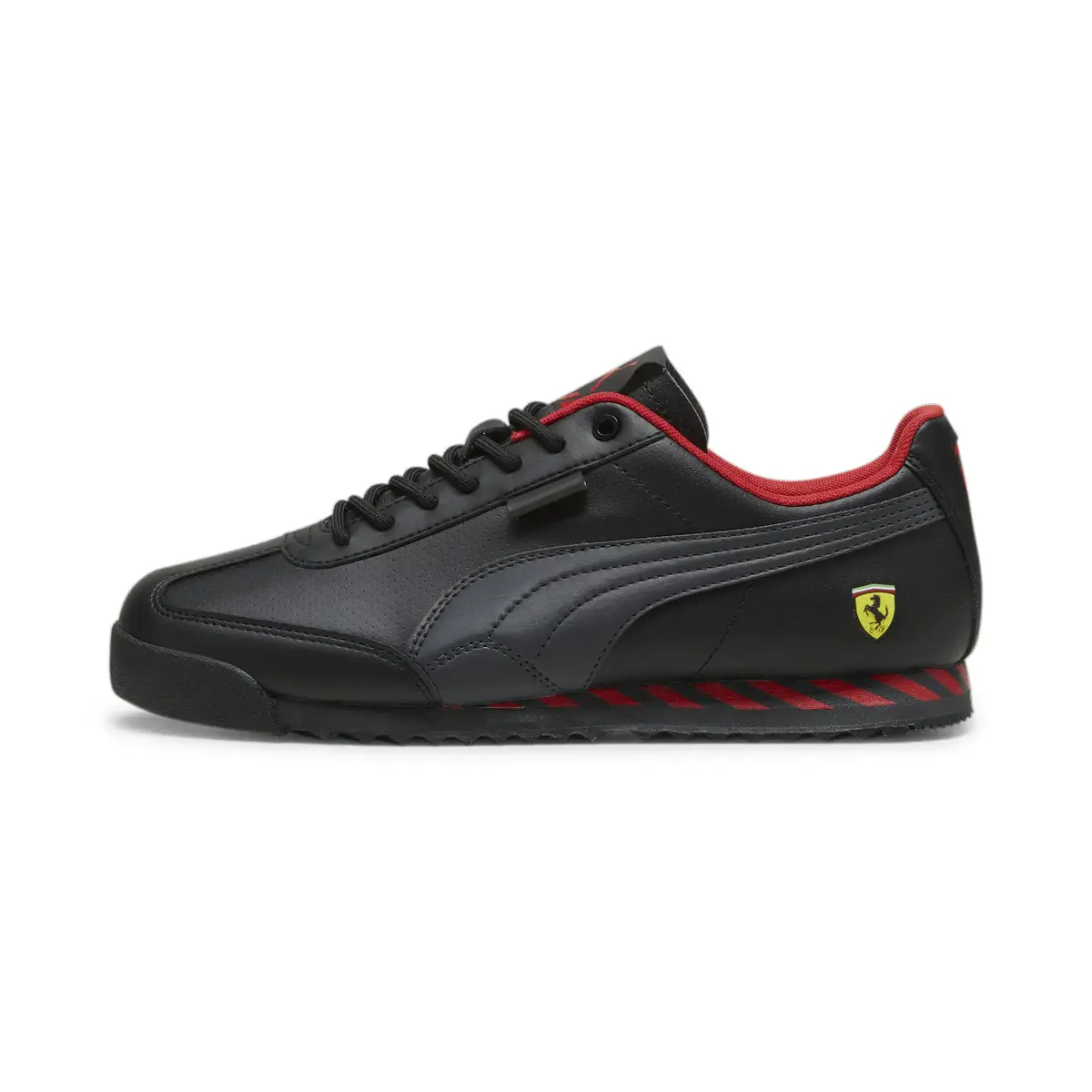 Puma Ferrari Roma Via Siyah Erkek Gunluk Spor Ayakkab Fast Spor