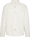 Calvin Klein 90S WASHED BONE OVERSHIRT Beyaz Erkek Gömlek
