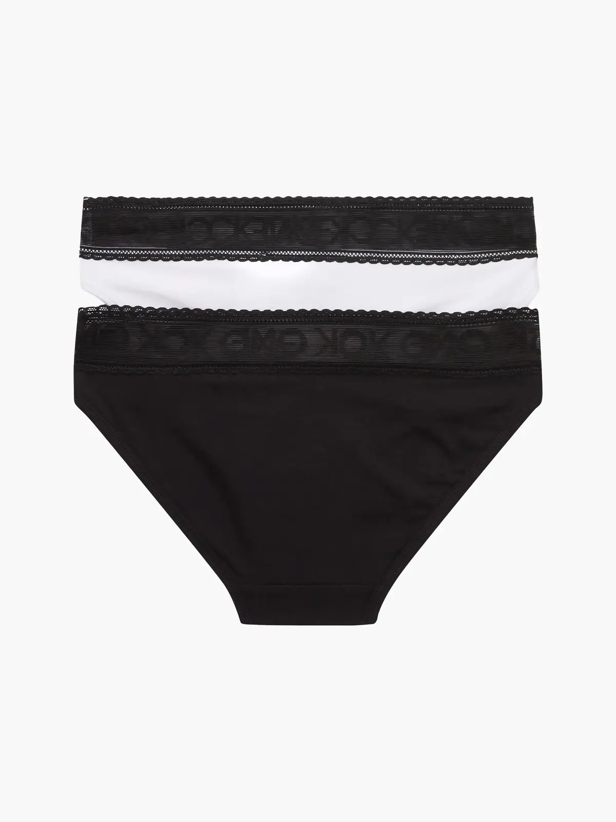 Calvin Klein 2PK BIKINI-LACE Kadın Siyah Bkini Külot Set