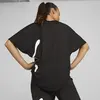 Puma TRAIN ALL DAY BIG CAT TEE Siyah Kadın T-shirt