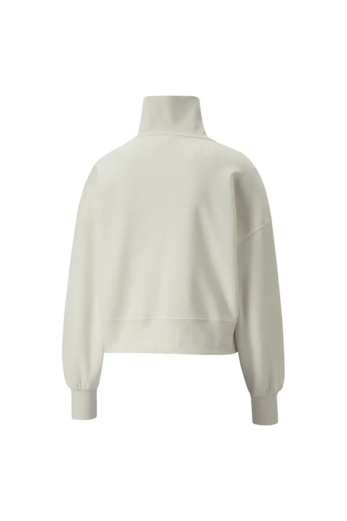 Puma Infuse Half Bej Kadın Yarım Fermuarlı Sweatshirt