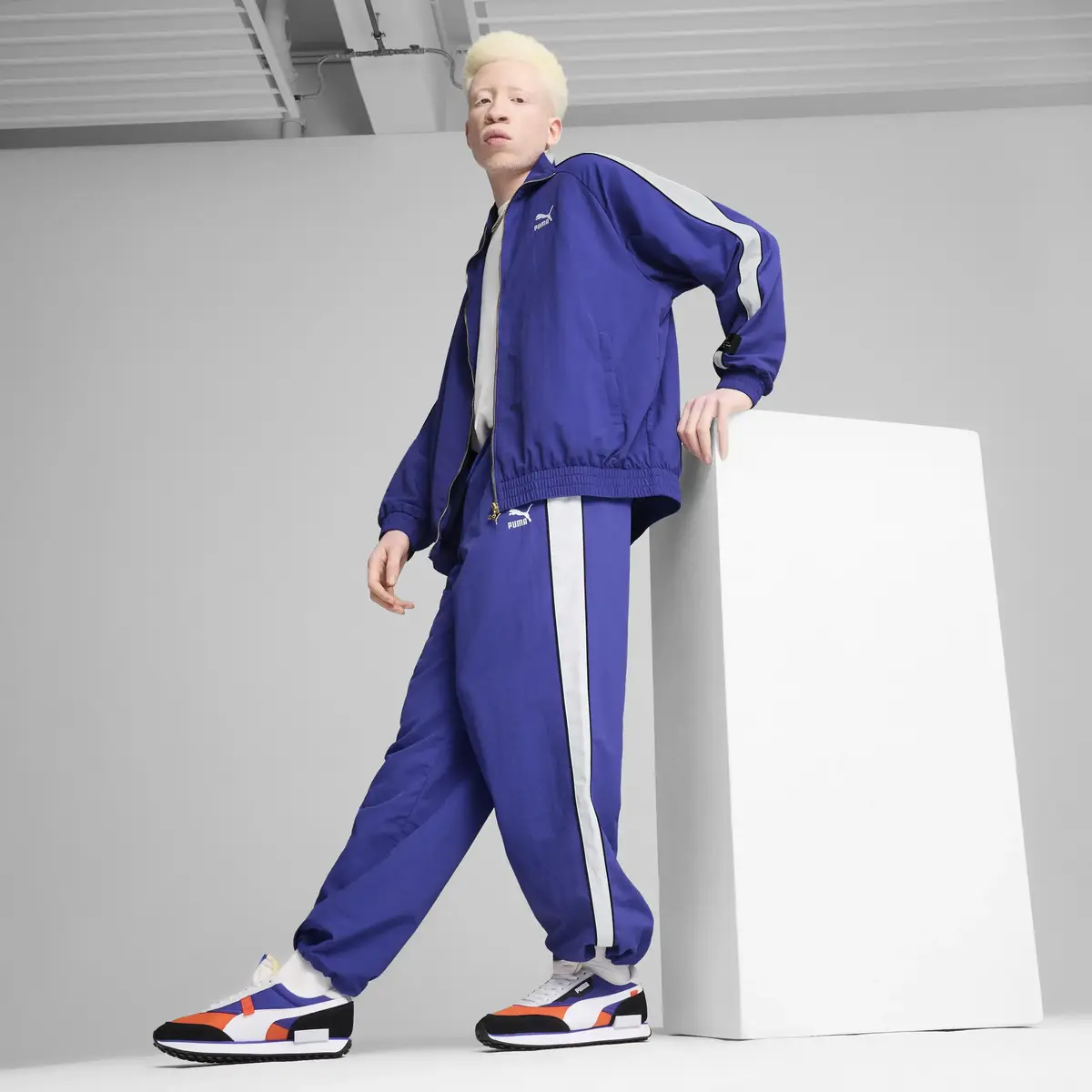 Puma T7 PLAY.PARIS. Track Jacket Mor Erkek Sweatshirt