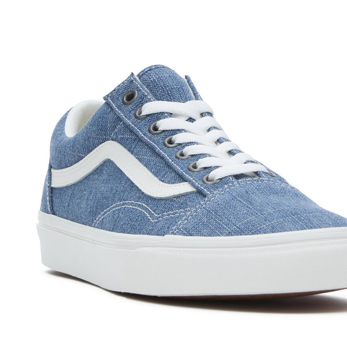 Vans Old Skool Mavi / Beyaz Unisex Günlük Spor Ayakkabı