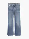 Calvin Klein HR WIDE LEG MID BLUE Kadın Mavi Kot Pantolon