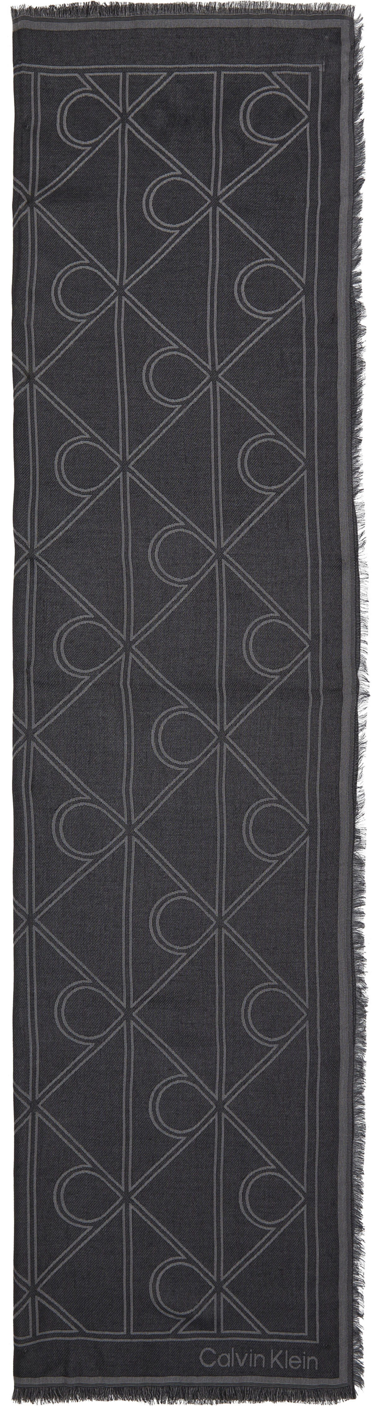 Calvin Klein EMBLEM AOP CONTRAST LW SQUARE SC Siyah Erkek Atkı Calvin Klein EMBLEM AOP CONTRAST LW SQUARE SC Siyah Erkek Atkı