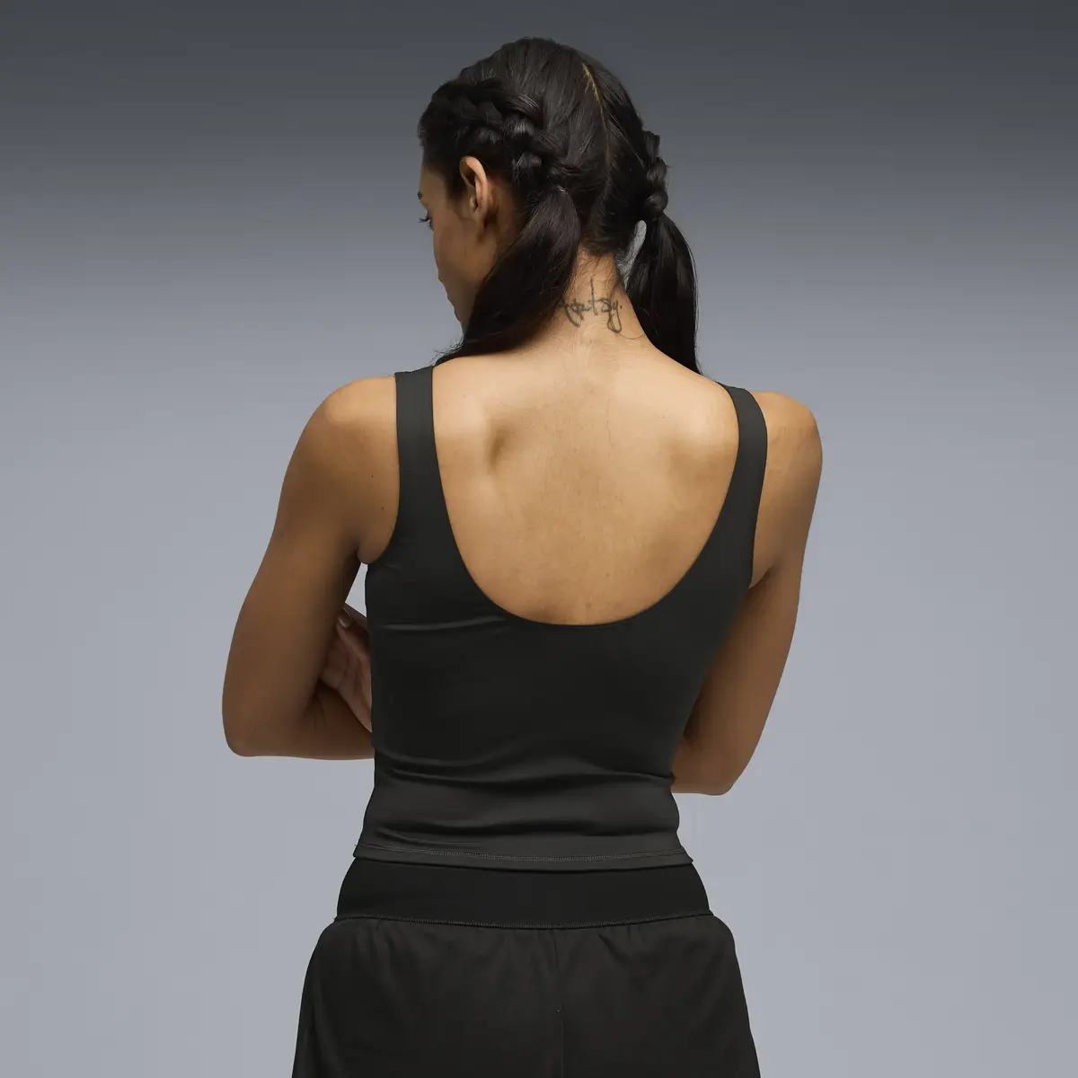 PUMA W PUMA SHAPE Fashion Tank PUMA Black Siyah Kadın T-Shirt & Polo