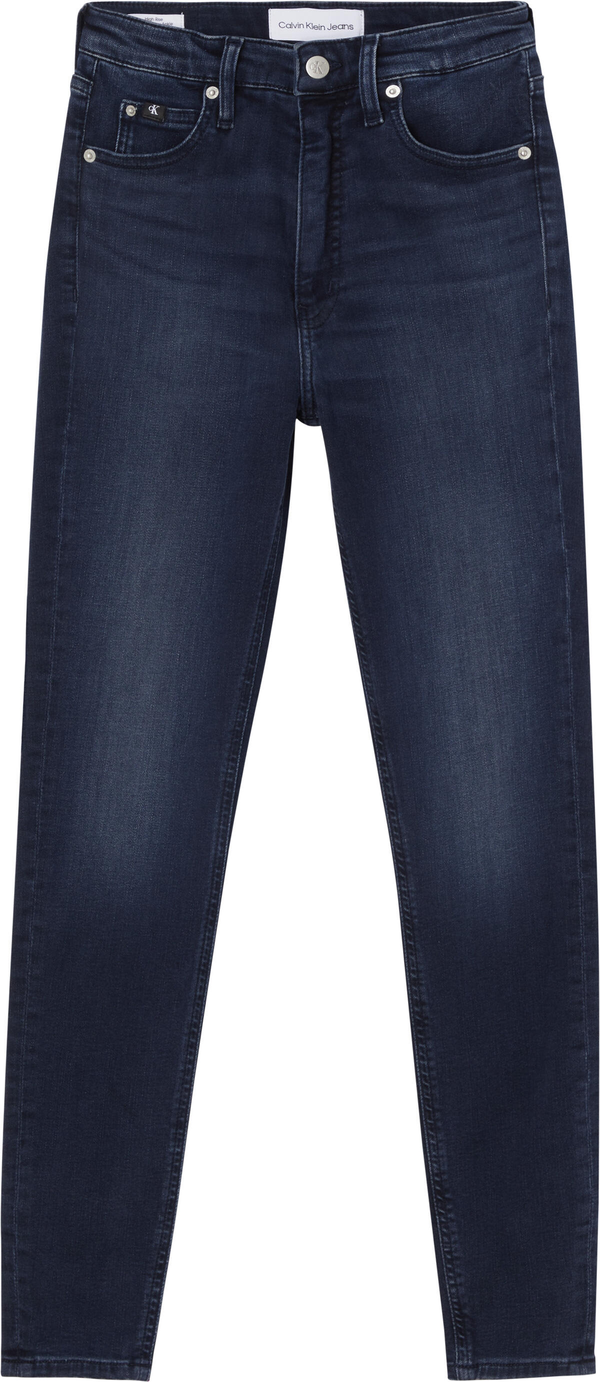 Calvin Klein HIGH RISE SUPER SKIN Kadın mavi Kot Pantolon