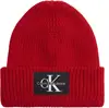 Calvin Klein MONOLOGO PATCH BEANI Kadın Kırmızı Bere