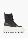 Calvin Klein FLATFORM LACE UP BOO Kadın Siyah Bot