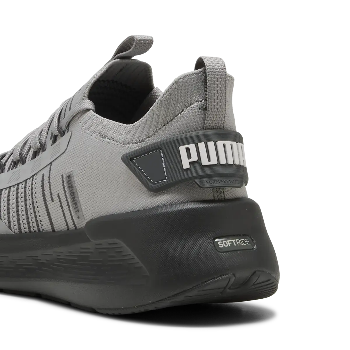 Puma Softride Symmetry Fuzion LS Gri Unisex Koşu Ayakkabısı