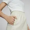 Puma T7 Faux Leather Mini Skirt Pristine Beyaz Kadın Etek