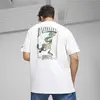 Puma TEAM FOR THE FANBASE Graphic Tee Beyaz Erkek T-Shirt