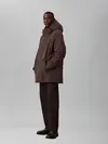 Calvin Klein LS HEATHERED NYLON B, P7I Siyah Erkek Mont