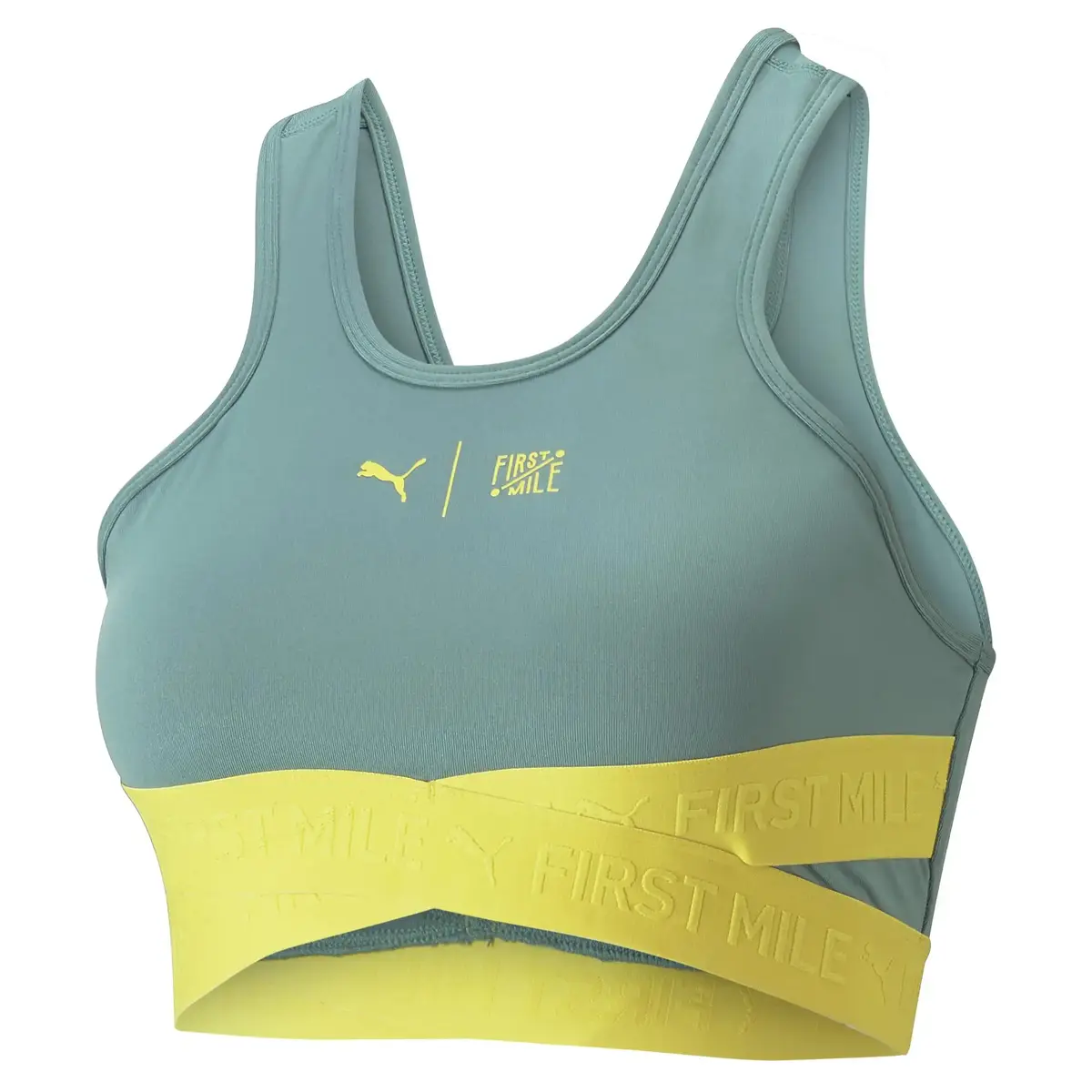 Puma W First Mile High Impact Yeşil Kadın Spor Sütyeni