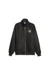 Puma T7 RECLAIM SUEDE Track Jacket Siyah Erkek Fermuarlı Sweatshirt
