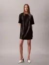 Faux Leather T-shirt, UB1