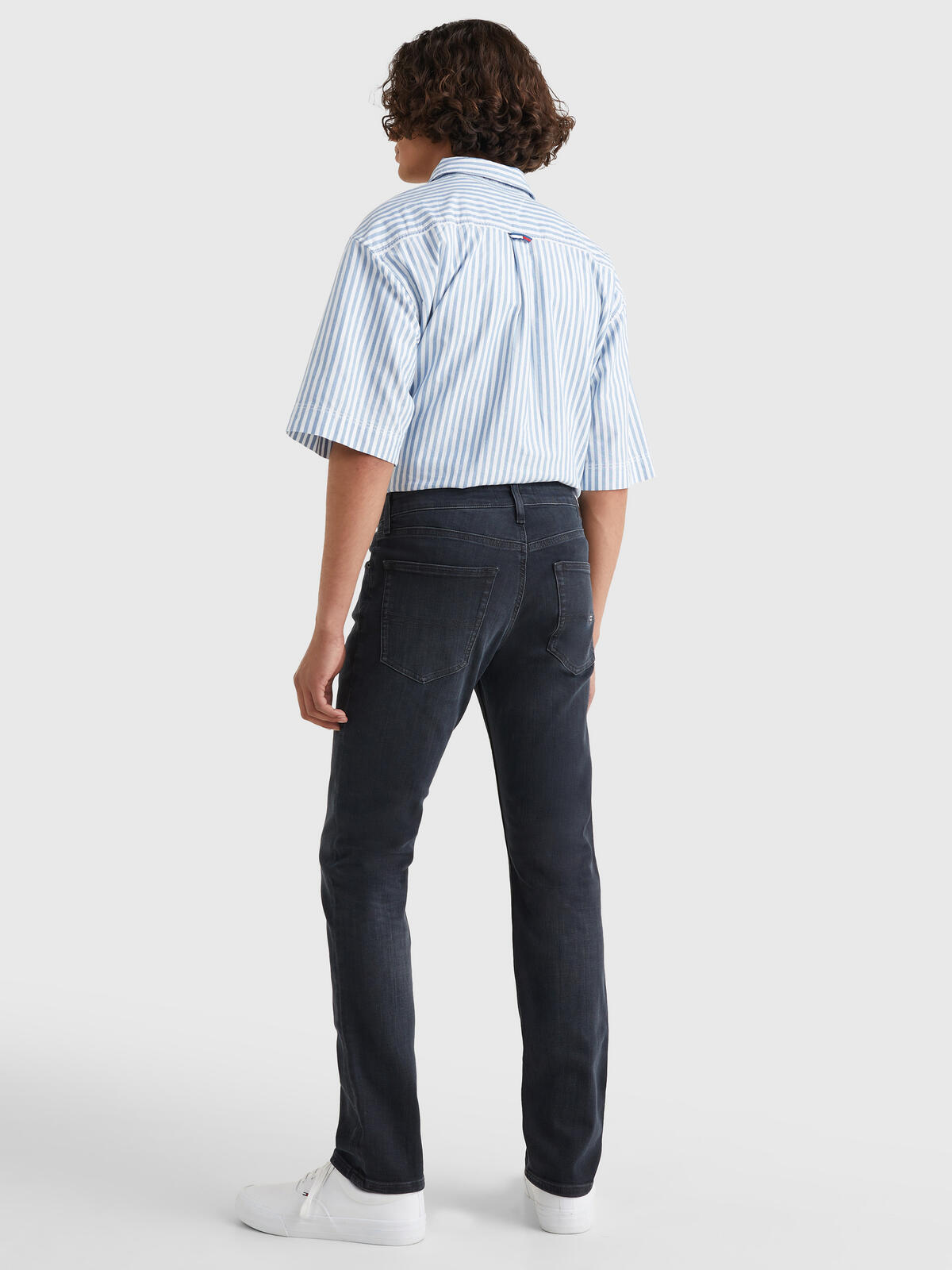 Tommy Hilfiger SCANTON SLIM DYJBK Erkek Lacivert Kot Pantolon
