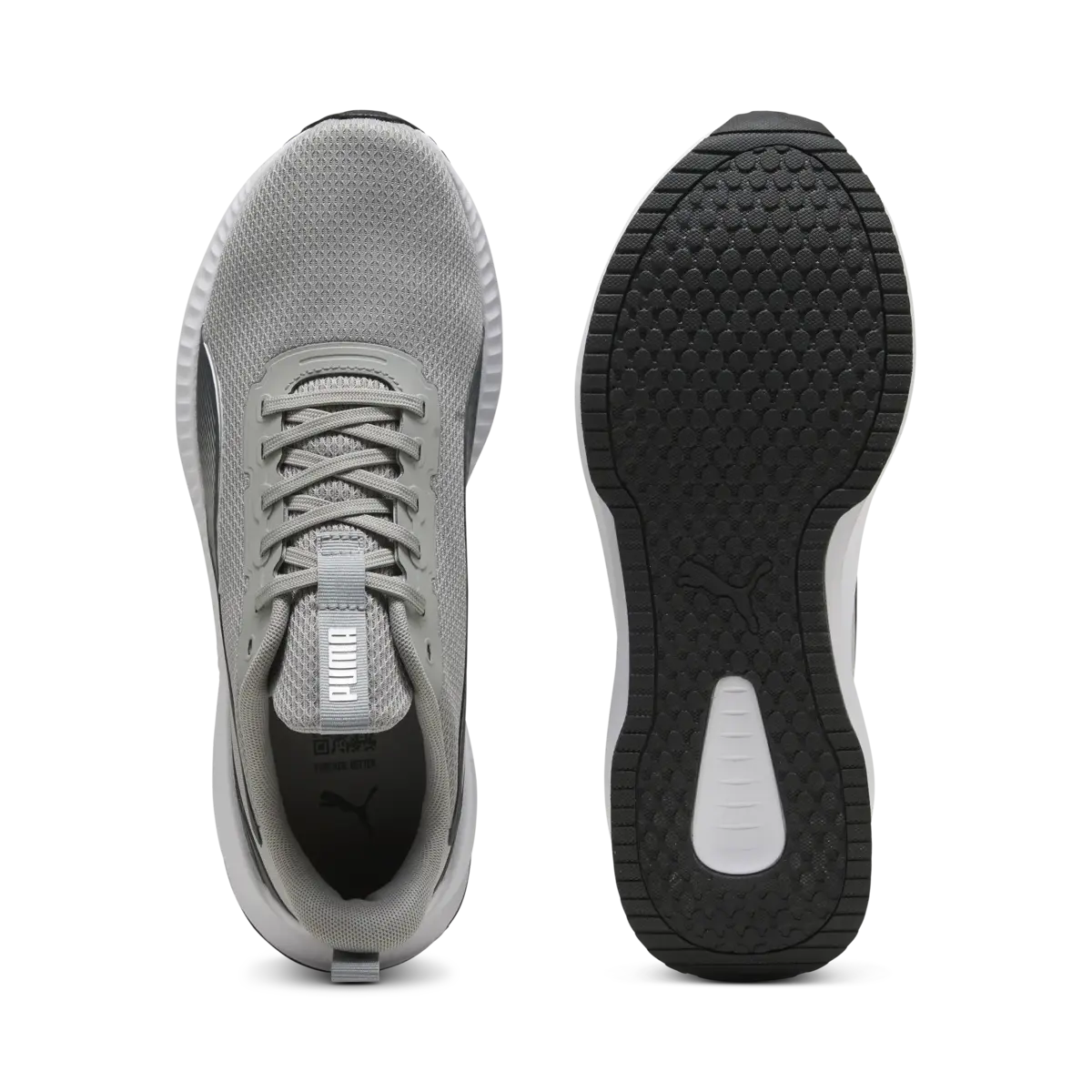 PUMA Flyer Lite 3 Gray Echo-Shadow Gray-PUMA Gri Erkek Yürüyüş ve Koşu Ayakkabısı