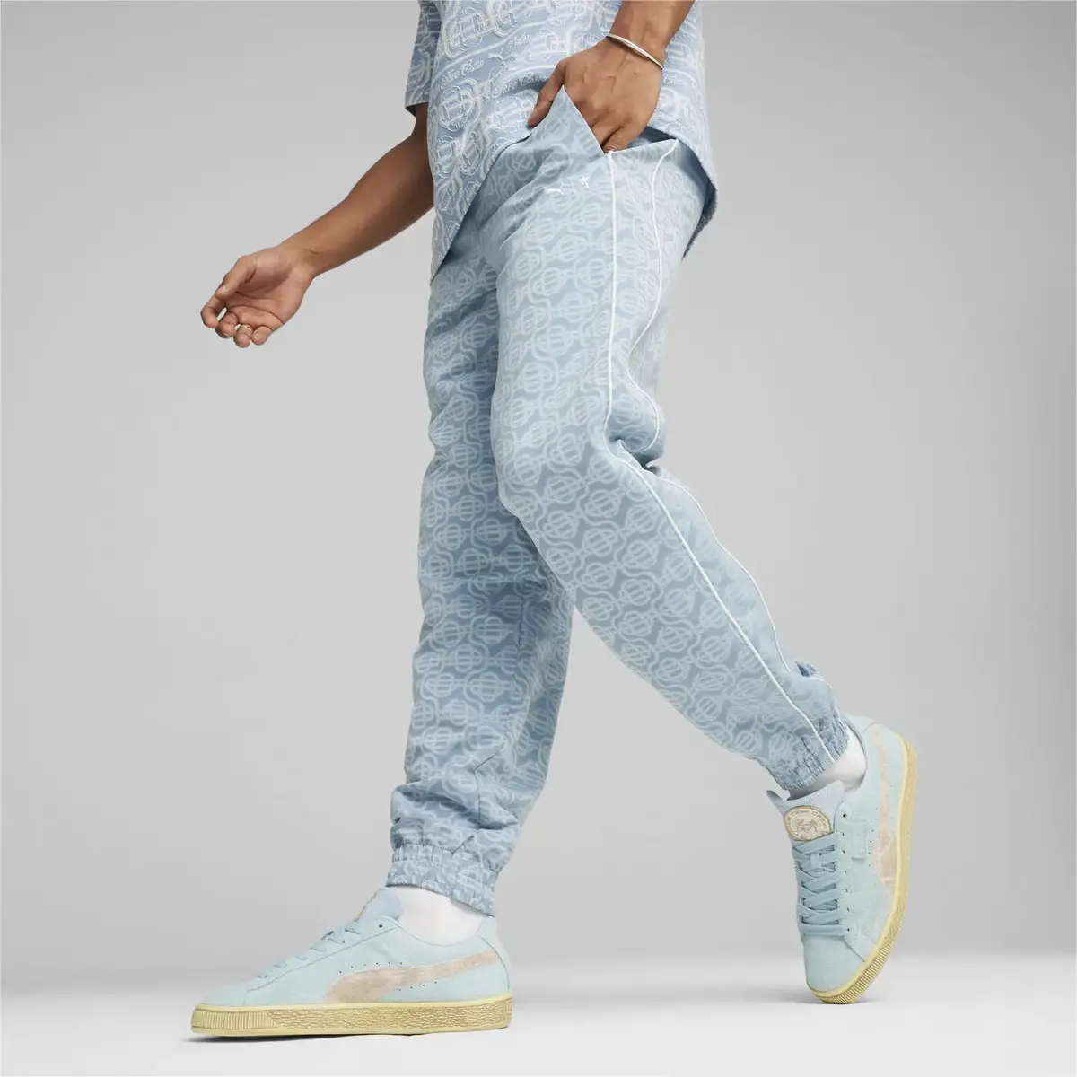 Puma X PTC T7 AOP Pants WV Mavi Erkek Eşofman Altı