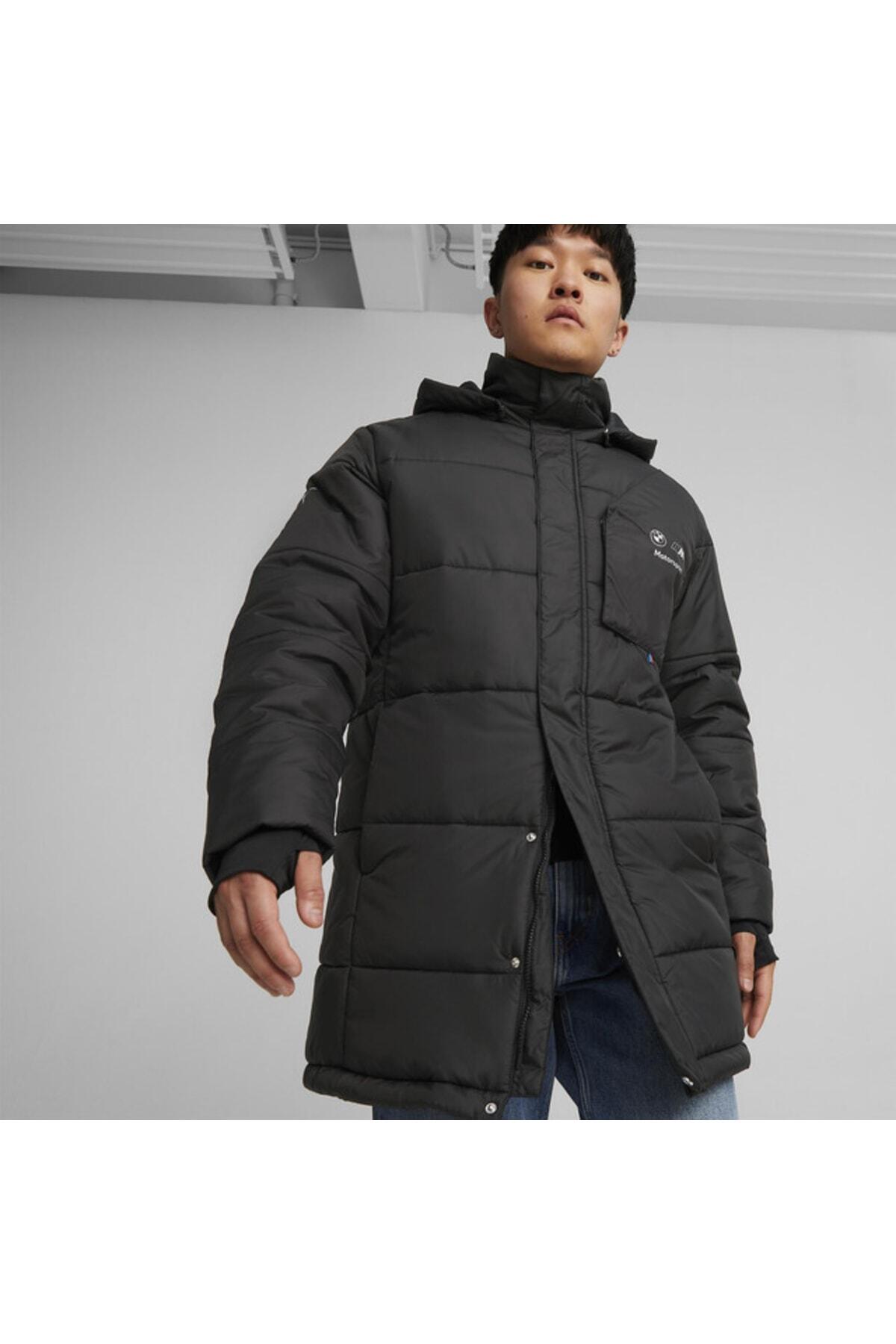 Puma Bmw Mms Life Winter Jacket Siyah Erkek Şişme Mont